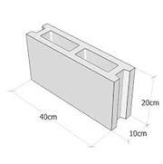بلوک سبک دو جداره استاندارد مانا  40*20*10